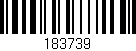 Código de barras (EAN, GTIN, SKU, ISBN): '183739'