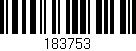 Código de barras (EAN, GTIN, SKU, ISBN): '183753'