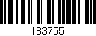Código de barras (EAN, GTIN, SKU, ISBN): '183755'