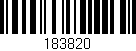 Código de barras (EAN, GTIN, SKU, ISBN): '183820'