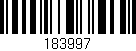 Código de barras (EAN, GTIN, SKU, ISBN): '183997'