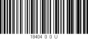 Código de barras (EAN, GTIN, SKU, ISBN): '18404_0_0_U'