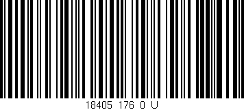 Código de barras (EAN, GTIN, SKU, ISBN): '18405_176_0_U'
