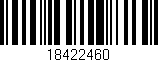 Código de barras (EAN, GTIN, SKU, ISBN): '18422460'