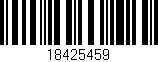 Código de barras (EAN, GTIN, SKU, ISBN): '18425459'