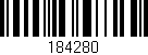Código de barras (EAN, GTIN, SKU, ISBN): '184280'