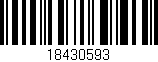 Código de barras (EAN, GTIN, SKU, ISBN): '18430593'