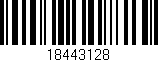 Código de barras (EAN, GTIN, SKU, ISBN): '18443128'