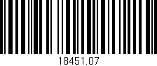 Código de barras (EAN, GTIN, SKU, ISBN): '18451.07'