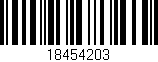 Código de barras (EAN, GTIN, SKU, ISBN): '18454203'