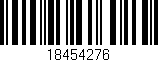 Código de barras (EAN, GTIN, SKU, ISBN): '18454276'
