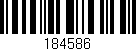 Código de barras (EAN, GTIN, SKU, ISBN): '184586'