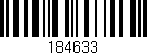 Código de barras (EAN, GTIN, SKU, ISBN): '184633'