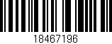 Código de barras (EAN, GTIN, SKU, ISBN): '18467196'