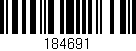 Código de barras (EAN, GTIN, SKU, ISBN): '184691'
