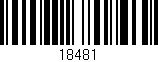 Código de barras (EAN, GTIN, SKU, ISBN): '18481'