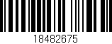 Código de barras (EAN, GTIN, SKU, ISBN): '18482675'