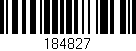 Código de barras (EAN, GTIN, SKU, ISBN): '184827'