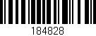 Código de barras (EAN, GTIN, SKU, ISBN): '184828'
