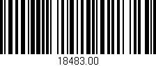 Código de barras (EAN, GTIN, SKU, ISBN): '18483.00'