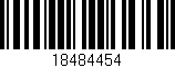 Código de barras (EAN, GTIN, SKU, ISBN): '18484454'