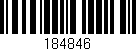 Código de barras (EAN, GTIN, SKU, ISBN): '184846'