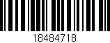 Código de barras (EAN, GTIN, SKU, ISBN): '18484718'