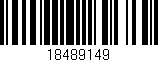 Código de barras (EAN, GTIN, SKU, ISBN): '18489149'