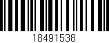 Código de barras (EAN, GTIN, SKU, ISBN): '18491538'