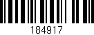 Código de barras (EAN, GTIN, SKU, ISBN): '184917'