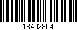 Código de barras (EAN, GTIN, SKU, ISBN): '18492864'