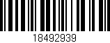 Código de barras (EAN, GTIN, SKU, ISBN): '18492939'
