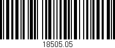 Código de barras (EAN, GTIN, SKU, ISBN): '18505.05'