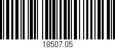 Código de barras (EAN, GTIN, SKU, ISBN): '18507.05'