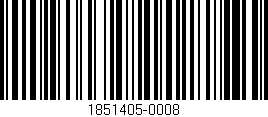 Código de barras (EAN, GTIN, SKU, ISBN): '1851405-0008'