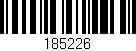 Código de barras (EAN, GTIN, SKU, ISBN): '185226'