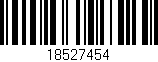 Código de barras (EAN, GTIN, SKU, ISBN): '18527454'