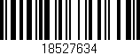 Código de barras (EAN, GTIN, SKU, ISBN): '18527634'