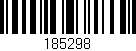 Código de barras (EAN, GTIN, SKU, ISBN): '185298'