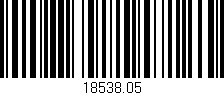 Código de barras (EAN, GTIN, SKU, ISBN): '18538.05'