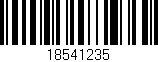 Código de barras (EAN, GTIN, SKU, ISBN): '18541235'
