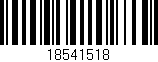 Código de barras (EAN, GTIN, SKU, ISBN): '18541518'
