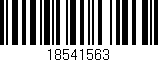 Código de barras (EAN, GTIN, SKU, ISBN): '18541563'