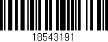 Código de barras (EAN, GTIN, SKU, ISBN): '18543191'
