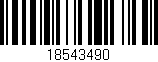 Código de barras (EAN, GTIN, SKU, ISBN): '18543490'
