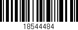 Código de barras (EAN, GTIN, SKU, ISBN): '18544484'