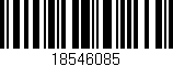Código de barras (EAN, GTIN, SKU, ISBN): '18546085'