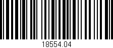 Código de barras (EAN, GTIN, SKU, ISBN): '18554.04'