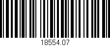 Código de barras (EAN, GTIN, SKU, ISBN): '18554.07'