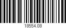 Código de barras (EAN, GTIN, SKU, ISBN): '18554.08'